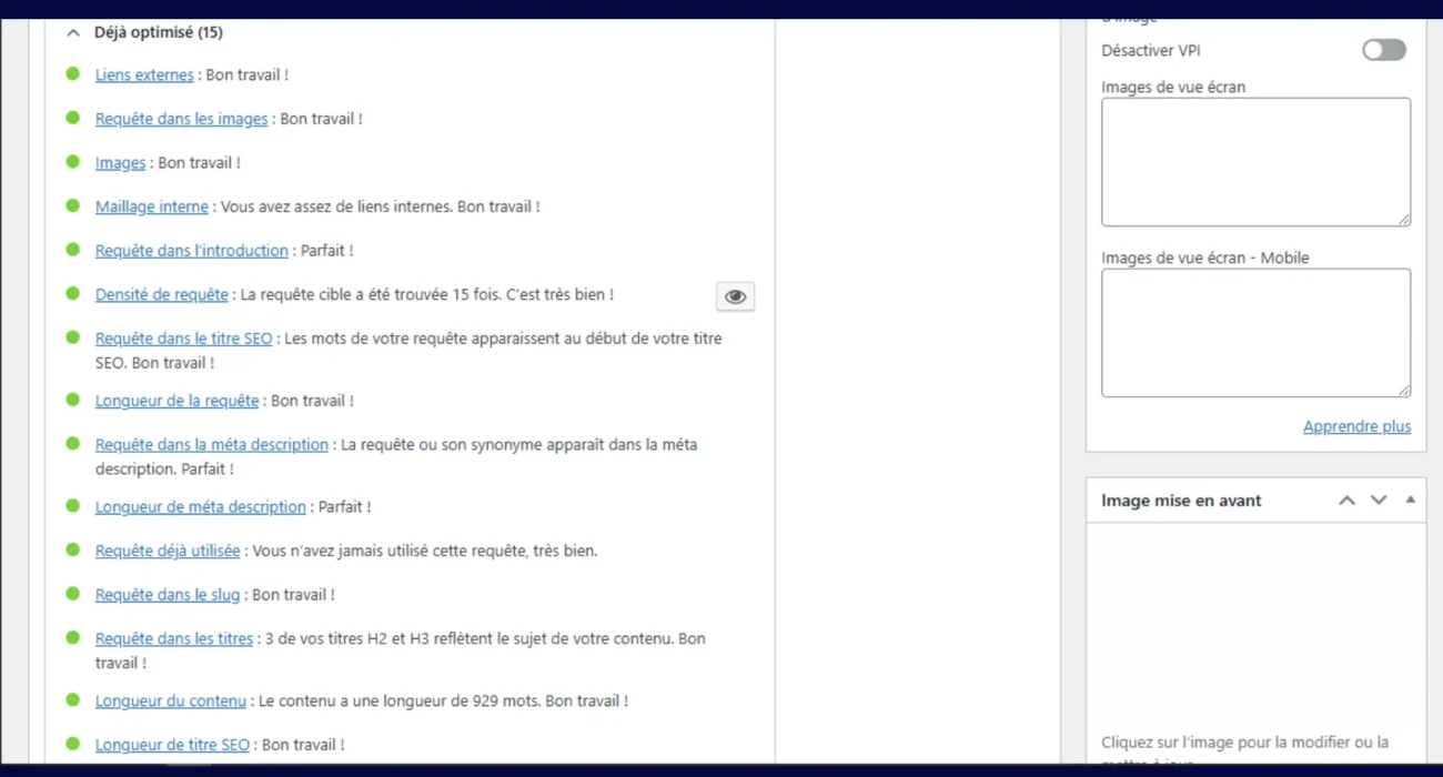 article IA 100% optimisé SEO - trafic seo