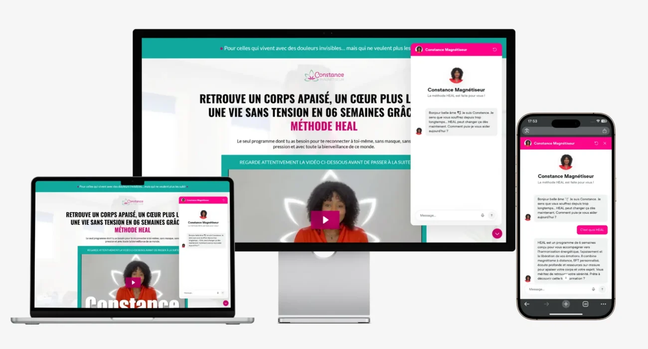 Tunnel de vente / sales funnel intégrant un chatbot IA