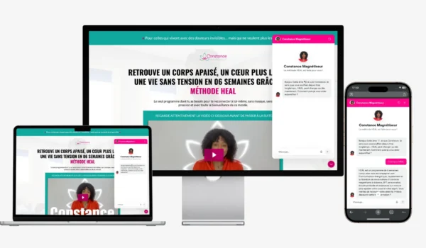 Tunnel de vente / sales funnel intégrant un chatbot IA